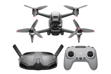 DJI FPV drone in drone store