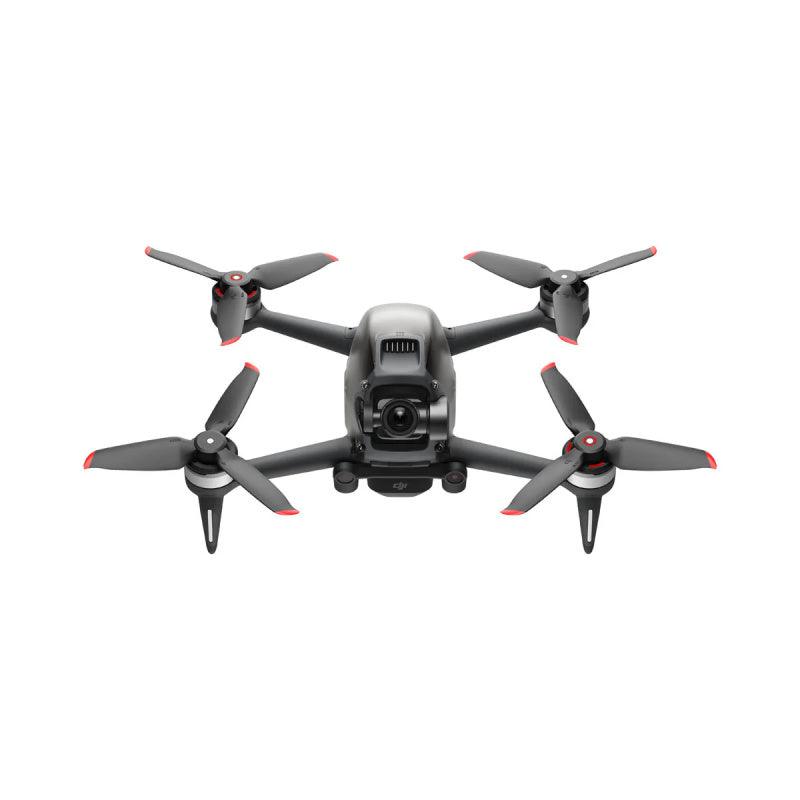 DJI FPV drone quad in drone store