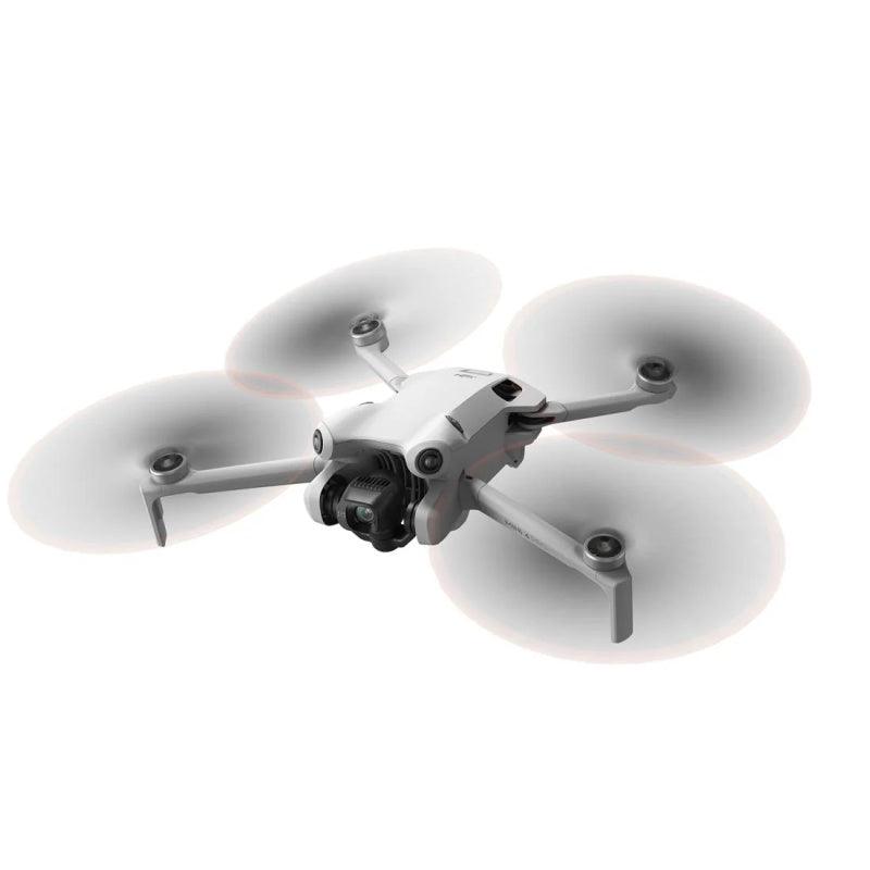 dji mini 4 pro flying in drone store